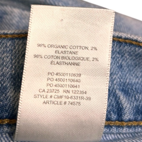 Aritzia Denim Forum The Just Peachy Straight Jeans- Size 27 - Picture 11 of 14
